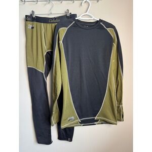 Cabelas ECWCS Polartec Base Layer Set Thermal Top Bottoms MT‎ Outdoors Hiking
